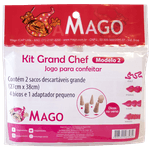 Kit Grand Chef Jogo Para Confeitar Modelo 1 Mago - Lupel