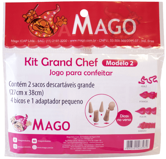 Kit Jogo de Bicos Grandes para Confeitar Cód 0467/MAGO - Tudo para sua  festa você encontra aqui na Fiel 🍭, 🎂, 🎈