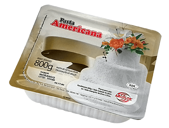 PASTA AMERICANA SABOR MORANGO 800G