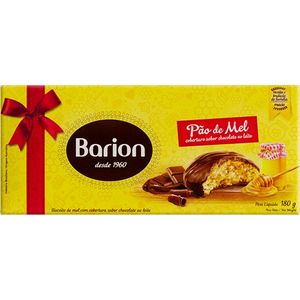 Pão De Mel Cobertos sabor Chocolate 300 g - Barion